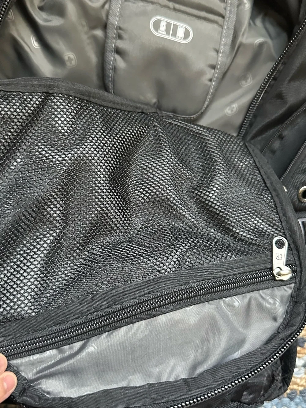 SwissGear Black TSA Laptop Backpack Travel Work School Bag Large Multi Pocket⁠